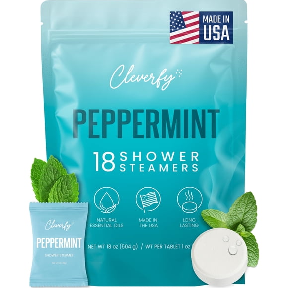 Vaporizadores de ducha Cleverfy para aromaterapia con eucalipto, 18 comprimidos