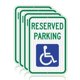 thumbnail image 1 of Señal de Estacionamiento OLANZU 46 × 30 cm Pack de 4 – Acceso para Personas con Discapacidad, 1 of 7