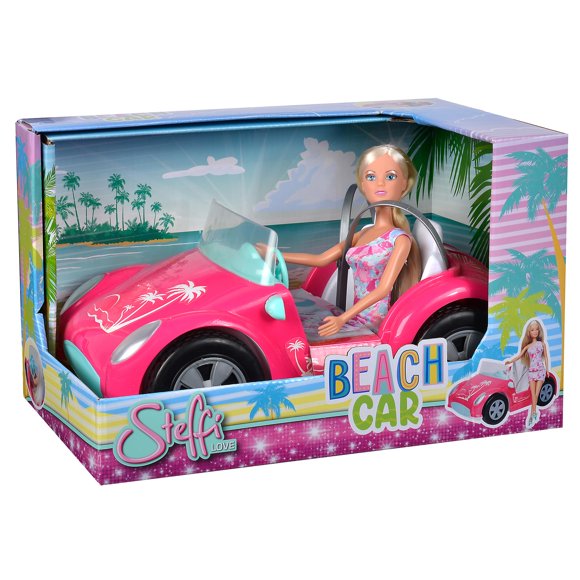 Set de Figuras de Juguete Simba Steffi Love Auto de Playa y Muñeca
