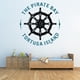 thumbnail image 2 of Decomural Pirate Ship Badge Jolly Roger WS-46795, 2 of 2