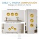 thumbnail image 5 of Set 3 Marcos De Espejos Decorativos Flor Para Pared Hogar dorado, 5 of 6