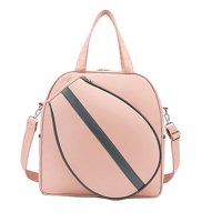 Magideal - Bolsa De Raqueta De Portátil Seca Y Húmeda Soporte De Raqueta Separado Bolsa De Bádminton Bolso De Impermeable Para Entrenamiento , Rosado