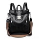 thumbnail image 1 of Women Backpack Multifunction Bags Anti theft lock High Quality Leather Women Crossbody Bag School Bags Travel Backpacks, 1 of 3