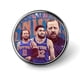 thumbnail image 1 of NEW YORK KNICKS-Theme Round Button Badge: Premium Metal Construction, Ideal for High-End Events 2.8 cm, 1 of 6