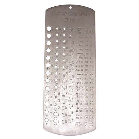 Calibrador Mitutoyo 950-208 Varilla Métrica para Taladro/Torsión con Marca de Taladro