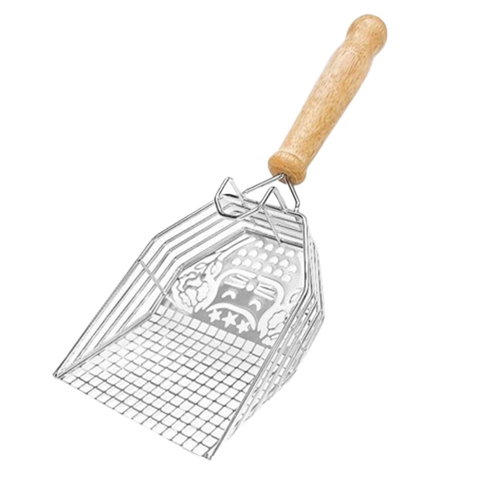 Magideal - Pala Para Arena De Gatos Pala Hueca Para Arena De Gatos Pala Para Arena De Gatos De Acero Inoxidable De Fácil Tamizado Palas Para Arena De Gatos Limpi Estilo A