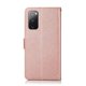 thumbnail image 3 of Funda Cartera para Samsung Galaxy S20 FE 5G con Tarjetero, Soporte y Cordón - Protección Oro rosa, 3 of 5