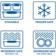 thumbnail image 5 of Contenedor de almacenamiento de alimentos Sistema KLIP IT de 5 litros, hermético y apilable, 5 of 6
