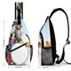 thumbnail image 2 of Hop Riñonera Bandolera con Estampado Integral para Hombres y Mujeres, Bolso Cruzado Gráfico de Tendencia, Mochila de Hombro Streetwear para Ciclismo y Deportes, Riñonera Versátil Casual, 2 of 6