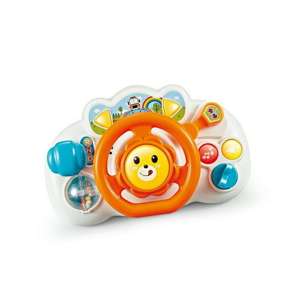 Volante Educativo con Sonidos, Luces y Botones Interactivos
