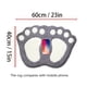 thumbnail image 2 of 1pc Super Absorbent Microfiber Bath Mat with Non-Slip Backing - Soft and Comfortable Gray Bathroom Rug, 2 of 4