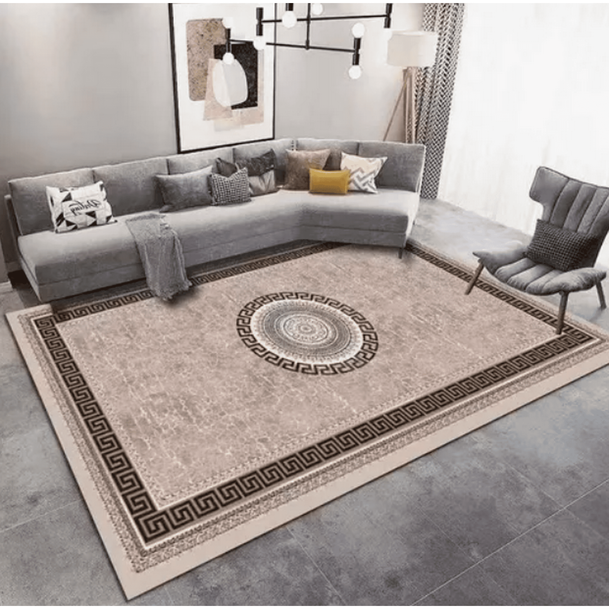 Mundo Shopping - Alfombra Lisa Con Diseño En 3d 200x240cm