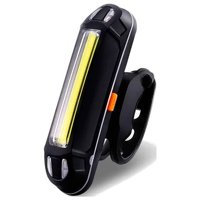 Mediaplayer - Linterna Luz Led 100 Lumenes Roja Y Blanca Bicicleta
