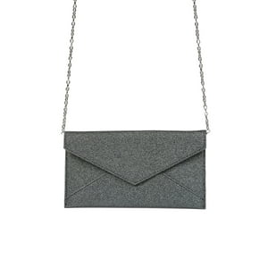 Todopiel - Cartera De Fiesta Crx30 Plata Ecocuero