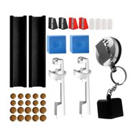 Ioensy - Juego De Reparación De Tacos De Billar De 35 Piezas Juego De Reparación De Tacos Para Principiantes De Billar Entusiastas