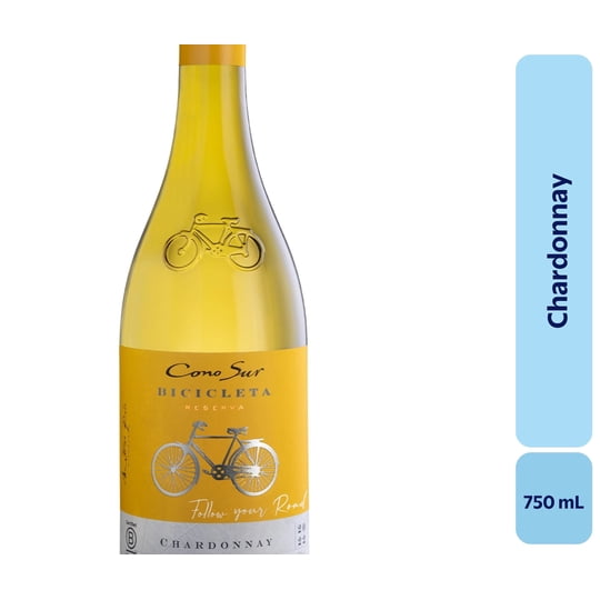 Vino Chardonnay Botella 750 mL Bicicleta