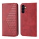 thumbnail image 1 of Funda Flip FOXDOCK para Samsung Galaxy M14 5G , Estilo Billetera con Diseño Rombo, Correa de Mano y Soporte, Uso Diario, 1 of 6