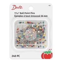 Bolígrafo Pins Dritz 43 De 1-1/16 Pulgadas (240 Unidades)