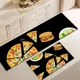 thumbnail image 1 of Alfombra De Cocina 2 Piezas Tf 1.2 M 40 Cm Pizza Negro, 1 of 3