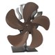thumbnail image 1 of Bronce Amistoso De La Eficacia De La Fan De La Chimenea De Eco Del Ventilador De La Estufa De 5 Cuchillas Accionado Por Calor, 1 of 5