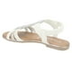 thumbnail image 4 of Sandalia Chalada Mujer Alki-1 Blanco Plana, 4 of 5