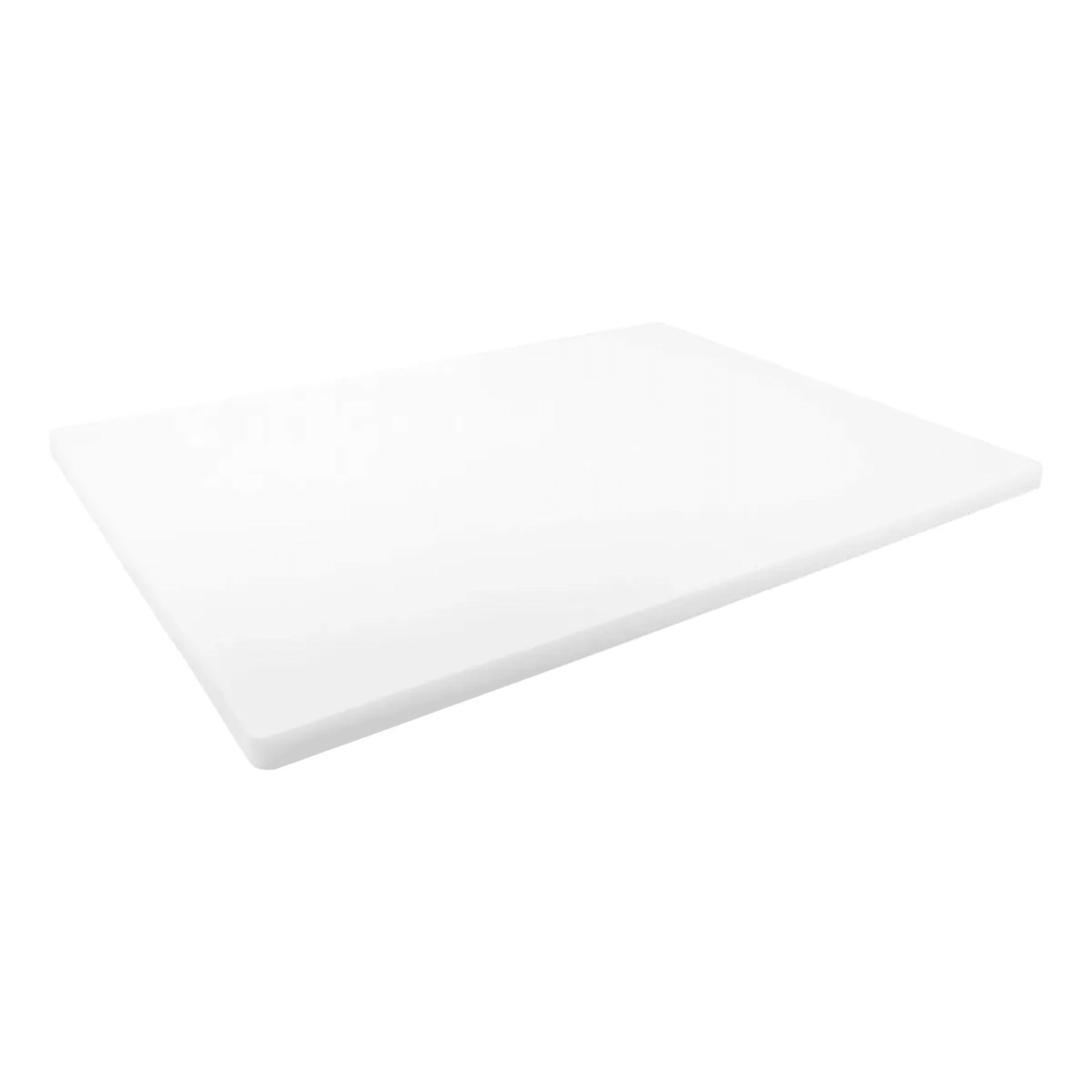 Genérico - Tabla Cortar Profesional Blanca 45x30x1 Cm
