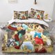 thumbnail image 1 of Pinocchio Bedding Sets cartoon Quilt Cover With Pillowcase Queen King Bedclothes Bed Linen For Children's Gift Bed Sheets, 1 of 5