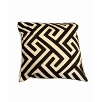 Genérico - Pack De 4 Fundas Para Cojín 45X45 Cm Negro