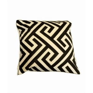 Genérico - Pack De 4 Fundas Para Cojín 45X45 Cm Negro