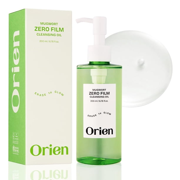Aceite limpiador Orien Mugwort Zero Film 200 ml para maquillaje