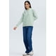 thumbnail image 4 of Polerón Mujer Oversize Bordado Verde Agua, 4 of 4