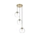thumbnail image 4 of Lámpara Colgante Elegant Lighting Baxter de 3 Luces en Latón 110V, 4 of 9