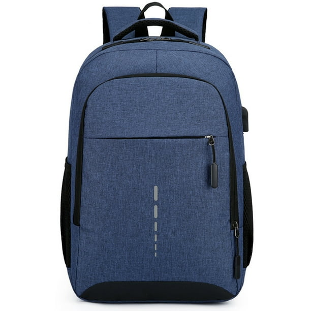 Mochila de viaje para portátil, mochila para portátil con puerto de carga USB