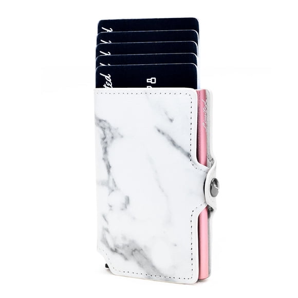 Billetera - Marmol - Slim - Pink, Con monedero