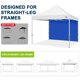 thumbnail image 5 of MASTERCANOPY SunWall 3x3m Protección UV Lateral Azul, 5 of 7