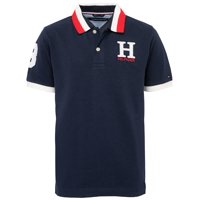 Polo Tommy Hilfiger Para Niños, Azul Marino Mate, Talla 8