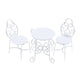 thumbnail image 2 of Juego De Mesa Y Sillas De Jardín Para Casa De Muñecas, Adornos De Jardín De Hadas De Hierro Para Accesorios Fotográficos, 2 of 3