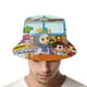 thumbnail image 4 of Fondo de Omar y Hana Sombrero bucket para adultos, gorra de protección solar, sombrero de pescador plegable para viajes al aire libre, pesca y actividades de verano, 4 of 6