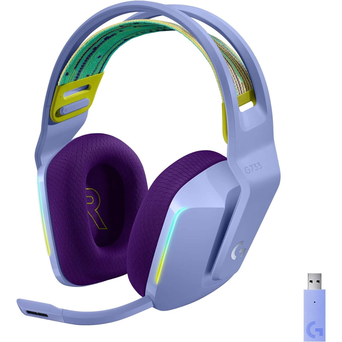 Audafonos Gamer Logitech G733 Wireless Rgb Usb
