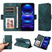 Carcasa Foxdock Xiaomi Poco X5 5G De Cuero Pu, Diseño Acolchado Clásico, Protección Contra Caídas Y Rayones