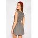 thumbnail image 3 of Vestido Corto con Volante Oli Negro negro M, 3 of 5