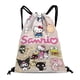 thumbnail image 1 of Sanrio Mochila de Cuerdas para Deportes y Gimnasio, Bolsa de Cuerdas Resistente al Agua, Bolsa Cinch, 30×40cm, 1 of 6