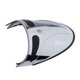 thumbnail image 5 of Punta De Extensión Del Guardabarros 110 Mm Para Harley Fxst Xl Fxdwg Fxr Modelos 9016 Plata, 5 of 5