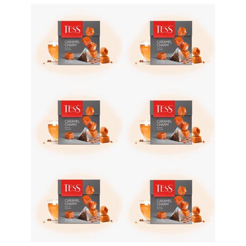 Pack 6 Té Tess Caramel Charm