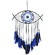 thumbnail image 3 of Atrapasueños De Mal De Ojo Hecho A Mano Para La Decoración De La Sala De Estar De La Oficina Azul Negro, 3 of 5