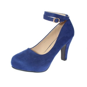 Vía Franca - Zapato Taco Azul Heriel