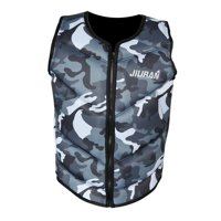 Ioensy - Chaleco Salvavidas Chaleco Salvavidas Flotabilidad Protectora Para Entrenador De Vela Kayak Gris L