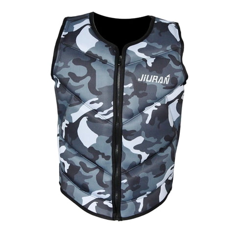 Ioensy - Chaleco Salvavidas Chaleco Salvavidas Flotabilidad Protectora Para Entrenador De Vela Kayak Gris Xl