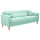 thumbnail image 2 of Sofa New Retro 3CG Felpa 01 Verde Agua, 2 of 6