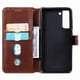 thumbnail image 5 of Funda Billetera para Samsung Galaxy S21 FE con Porta Tarjetas y Soporte Ajustable Marrón, 5 of 6
